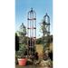 Kelly Clarkson Home Kendra Steel Obelisk Gardening Trellis Metal/Steel in Gray | 11 W x 14 D in | Wayfair 2F4233ADED834D66B12AE2C73C03A848