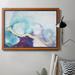 Everly Quinn Ice Crystals II Premium Framed Canvas - Ready To Hang Canvas in Black/Blue/Green | 27 H x 18 W x 2.5 D in | Wayfair