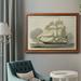 Longshore Tides Antique Clipper Ship II Premium Framed Canvas- Ready To Hang Canvas, Solid Wood in Gray/White | 20 H x 16 W x 2.5 D in | Wayfair