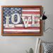 Gracie Oaks National Anthem Collection A Premium Framed Canvas- Ready To Hang Canvas, Solid Wood in Blue/Red/White | 27 H x 18 W x 2.5 D in | Wayfair