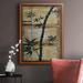 Bayou Breeze Patinaed Bamboo II Premium Framed Canvas- Ready To Hang Canvas in White | 36 H x 24 W x 2.5 D in | Wayfair