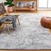 Gray/White 120 x 96 x 0.39 in Indoor Area Rug - Bayou Breeze Willowbrook Floral Area Rug in Gray/Ivory | 120 H x 96 W x 0.39 D in | Wayfair