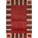 Geometric Gabbeh Kashkoli Oriental Wool Area Rug Hand-knotted Carpet - 4'10" x 6'6"
