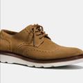 Coach Shoes | Coach Bedford Wingtip Suade Shoes Size 8.5 | Color: Tan | Size: 8.5