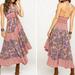 Free People Dresses | Nwot Free People Patchwork Floral Slip Dress | Color: Brown/Red | Size: M