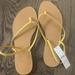 J. Crew Shoes | Brand New J.Crew Leather Braided Sandals | Color: Yellow | Size: 9