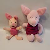 Disney Toys | Disney - 2 Piglet Bean Bag Plush - See Details | Color: Pink | Size: Osbb