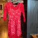 Free People Dresses | Free People Lace Dress | Color: Red | Size: 6