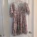 Free People Dresses | Free People Off The Shoulder Dress | Color: Gray/Pink | Size: S