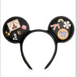 Coach Accessories | Mickey Mouse Leather Ear Headband For Adults By Coach Walt Disney World | Color: Black | Size: Os