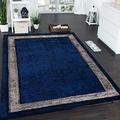PHP, Non Slip Small Large Washable Kitchen Mats Thick Pile Non Shed Modern Area Rugs Indoor, Outdoor Hallway Entrance Carpet Large Floor Mat(120 x 170 cm (3 Feet 11 Inch x 5 Feet), Blue