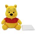 Disney Store Official Winnie the Pooh Weighted Small Soft Toy, 36cm/14”, Cuddly Toy with Removable Weight, Winnie The Pooh Stuffed Animal with Embroidered Details, Soft-Feel, Suitable for All Ages