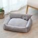 Tucker Murphy Pet™ Blumenfeld Doughnut Suede/Cotton in Gray | 5.11 H x 27.55 W x 23.62 D in | Wayfair 2877AFA0E4674C6BB4B8A5B859D90119