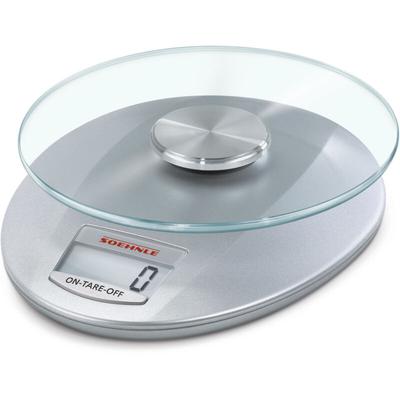 Küchenwaage Roma mit 5 kg Tragkraft und 1-g-Wiegepräzision, Küchenwaage digital mit praktischer