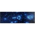 Décoshop26 - Tableau led sur toile illuminé tableau mural minuterie certifié fsc 120x40cm ciel