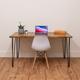 Rustic Computer Desk | Industrial Style Office Desk | Rustic Wooden Desk | Computer Desk - Home or Office Use