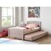 Contemporary Style Wood Platform Bed Twin Bed Frame Mattress Foundation Sleigh Bed with Headboard/Footboard