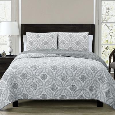 Kenna Quilt Set Quilts by Estate Collection in Gray (Size TWIN)