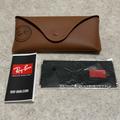 Ray-Ban Accessories | Bnwot 100% Authentic Ray-Ban Brown Sunglasses Case | Color: Black/Brown | Size: Os