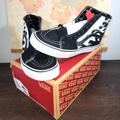 Vans Shoes | Brand New Vans Old Skool Hi Flame Unisex Black/White Men's Sz 9 Women's Sz 10.5 | Color: Black/White | Size: 9