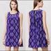 Anthropologie Dresses | Anthropologie | Maeve | Floral Pattern Silk Dress | Color: Purple/White | Size: S