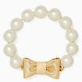 Kate Spade Jewelry | Kate Spade All Wrapped Up In Pearls Bracelet Nwot | Color: Gold/White | Size: Os