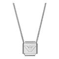 Emporio Armani Necklace for Men Essential, Length: 525mm, Width: 18.5mm Silver Stainless Steel Necklace, EGS2915040