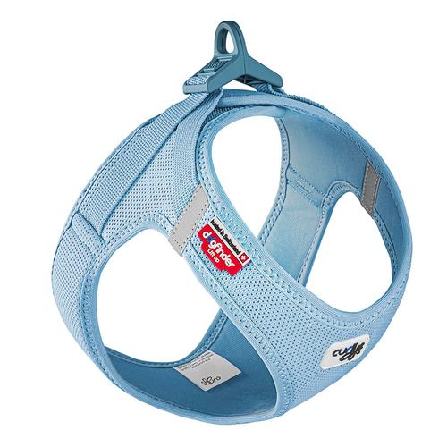 Curli Vest Geschirr Clasp Air-Mesh, himmelblau Größe S 38,3-43,3cm Hund