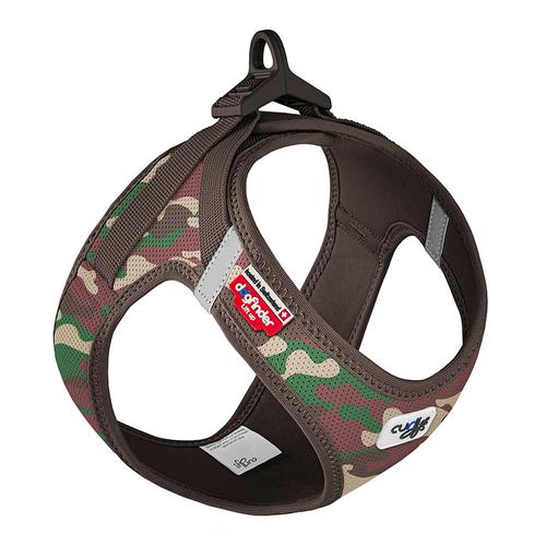 Curli Vest Geschirr Clasp Air-Mesh, camouflage Größe S Hund