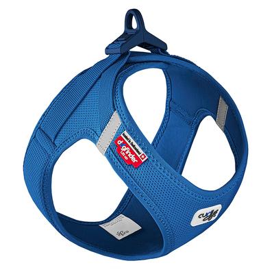 Curli Vest Geschirr Clasp Air-Mesh, blau Größe 2XS 30,2-33,8cm Hund