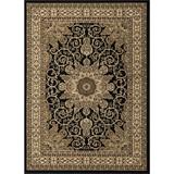 Luxe Weavers Brighton Collection 1467 Black 5x7 Oriental Floral Area Rug - Luxe Weavers 1467 Black 5x7