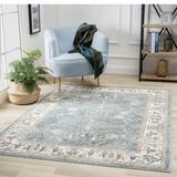 Luxe Weavers Patricia Collection 104 Blue 8x10 Oriental Floral Area Rug - Luxe Weavers 104 Blue 8x10