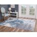 Luxe Weavers Nuvola Collection 8722 Gray 2x3 Modern Abstract Area Rug - Luxe Weavers 8722 Gray 2x3