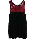 Disney Dresses | D. Signed Shinny Party Dress By Disney Size M | Color: Black/Red | Size: Mg