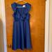 J. Crew Dresses | J Crew Sleeveless Royal Blue Dress Size 6 Petite | Color: Blue | Size: 6p