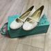 Jessica Simpson Shoes | Jessica Simpson Leather Ballet Flat* | Color: White | Size: 6