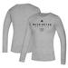 Men's adidas Heathered Gray Washington Huskies Creator Long Sleeve Performance T-Shirt