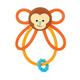 Manhattan Toy 215850 Monkey Teether Toy Winkel Beißring AFFE