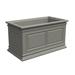 Algreen Covington Plastic Planter Box Plastic in Gray | 16 H x 16 W x 30 D in | Wayfair 88804