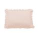 One Allium Way® Dighton Washed Linen Ruffled Romantic Farmhouse 1 Piece Pillow Sham Linen Blend in White | 21 H x 34 W in | Wayfair