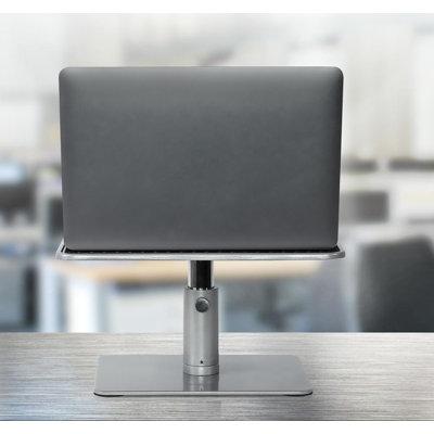 Mount-it Height Adjustable Universal Laptop Mount in Gray, Size 13.1 H x 8.9 W in | Wayfair MI-7272