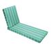 Longshore Tides 1 - Piece Outdoor Seat Cushion Polyester in Green | 3 H x 78 W x 21 D in | Wayfair 403D0061D56842E994467A33F4537B02