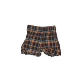 Carter's Shorts: Brown Plaid Bottoms - Kids Boy's Size 6