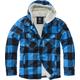 Brandit Lumber Jacke, schwarz-blau, Größe XL