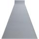 Tapis de couloir antidérapant rumba couleur unique gris 70 cm grey 70x220 cm