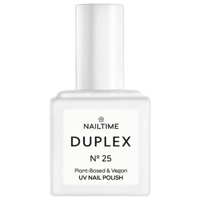 NAILTIME DUPLEX UV NAIL POLISH Nagellack N° 25 Satin Slipper 8 ml Weiss Image