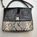 Michael Kors Bags | Michael Kors Black & Gray Snakeskin Print Shoulder Bag, Silver Hardware, Nwt!! | Color: Black/Gray | Size: Os