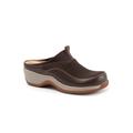 Wide Width Women's Aberdeen Mules by SoftWalk in Dark Brown (Size 7 W)