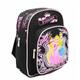 Disney Accessories | Disney Princess Mini Backpack W/Water Bottle Black New School Bag 35395 | Color: Black/Pink | Size: Girls 10" X 8" X 3" Nwt/New