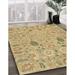 Green/White 60 x 60 x 0.08 in Area Rug - Rug Tycoon 100% Machine Washable Abstract 1650 Area Rug /Chenille | 60 H x 60 W x 0.08 D in | Wayfair